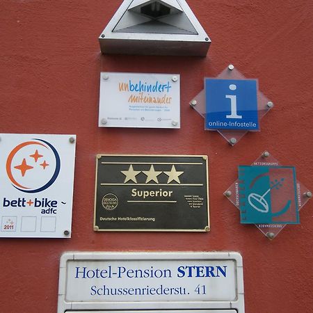 Hotel Pension Stern Bad Buchau Exterior foto